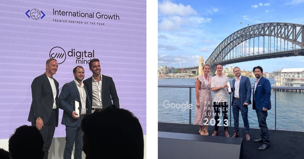 Digital Minds at the Google Premier Partner Awards!